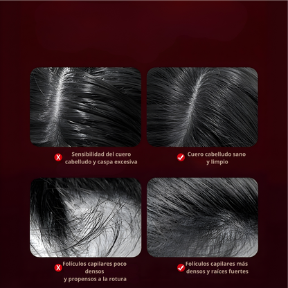 Peine masajeador y aplicador 3 en 1.